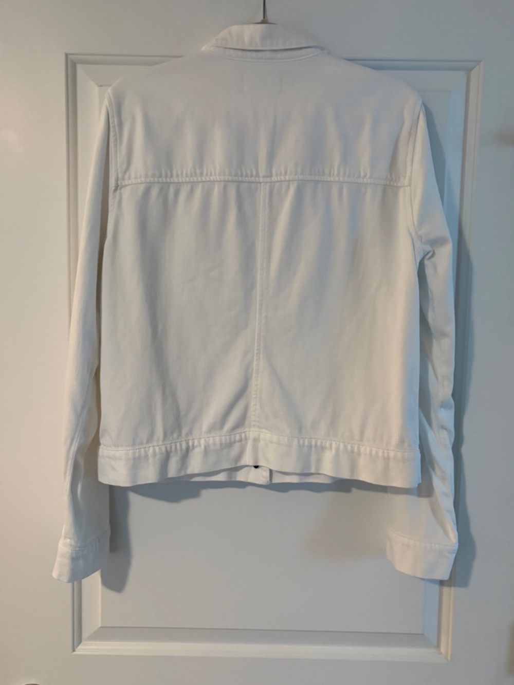 PAIGE White Denim Jean Jacket Women’s XL - Picture 2 of 8